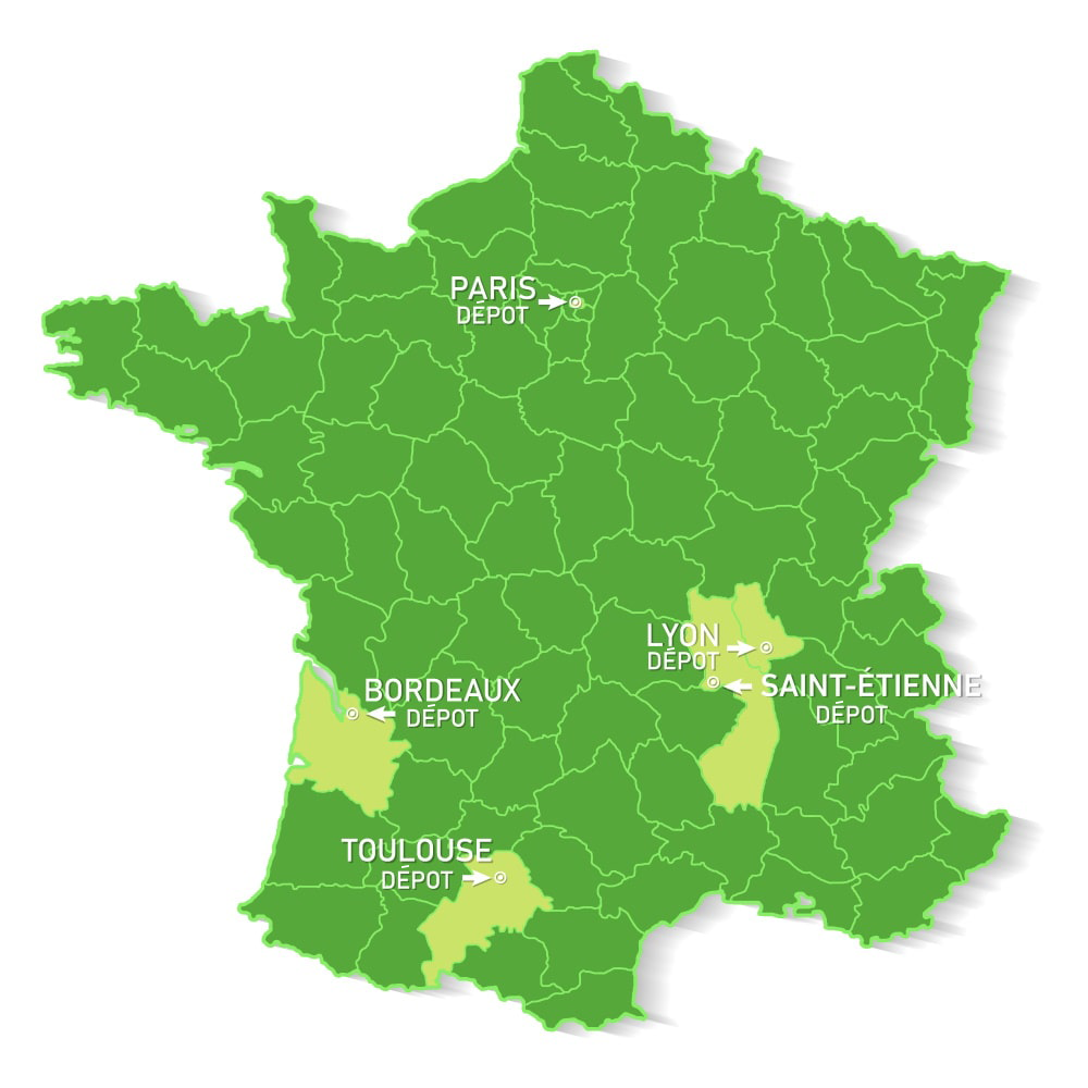 Distribution en France entière